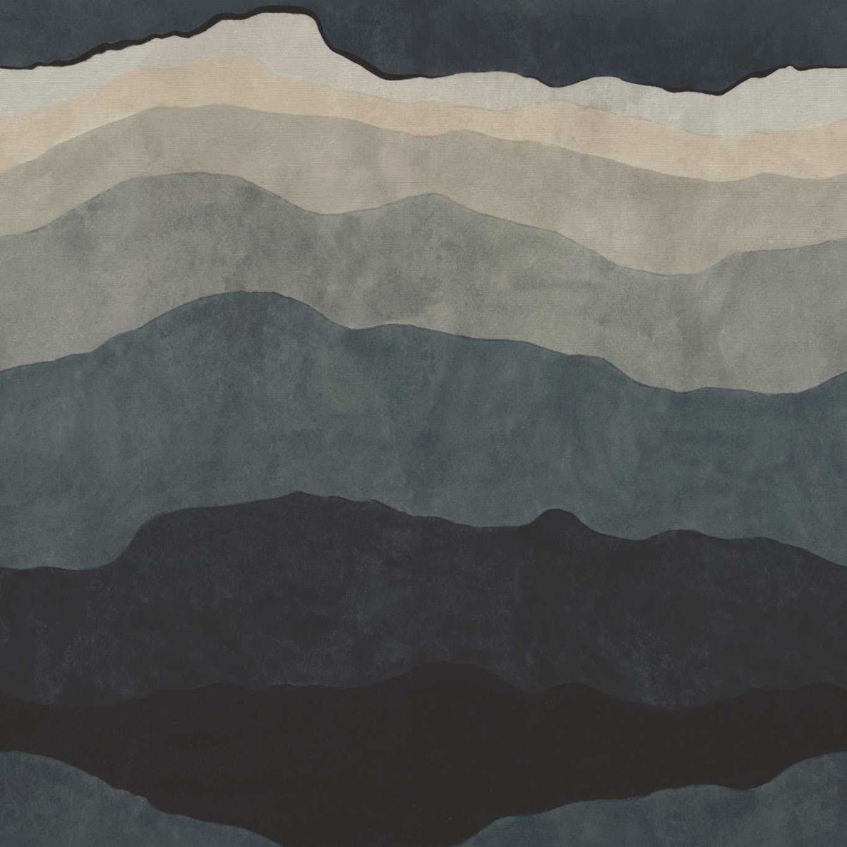 Sedimentary Mural Wallpaper - Midnight - HDMW113327