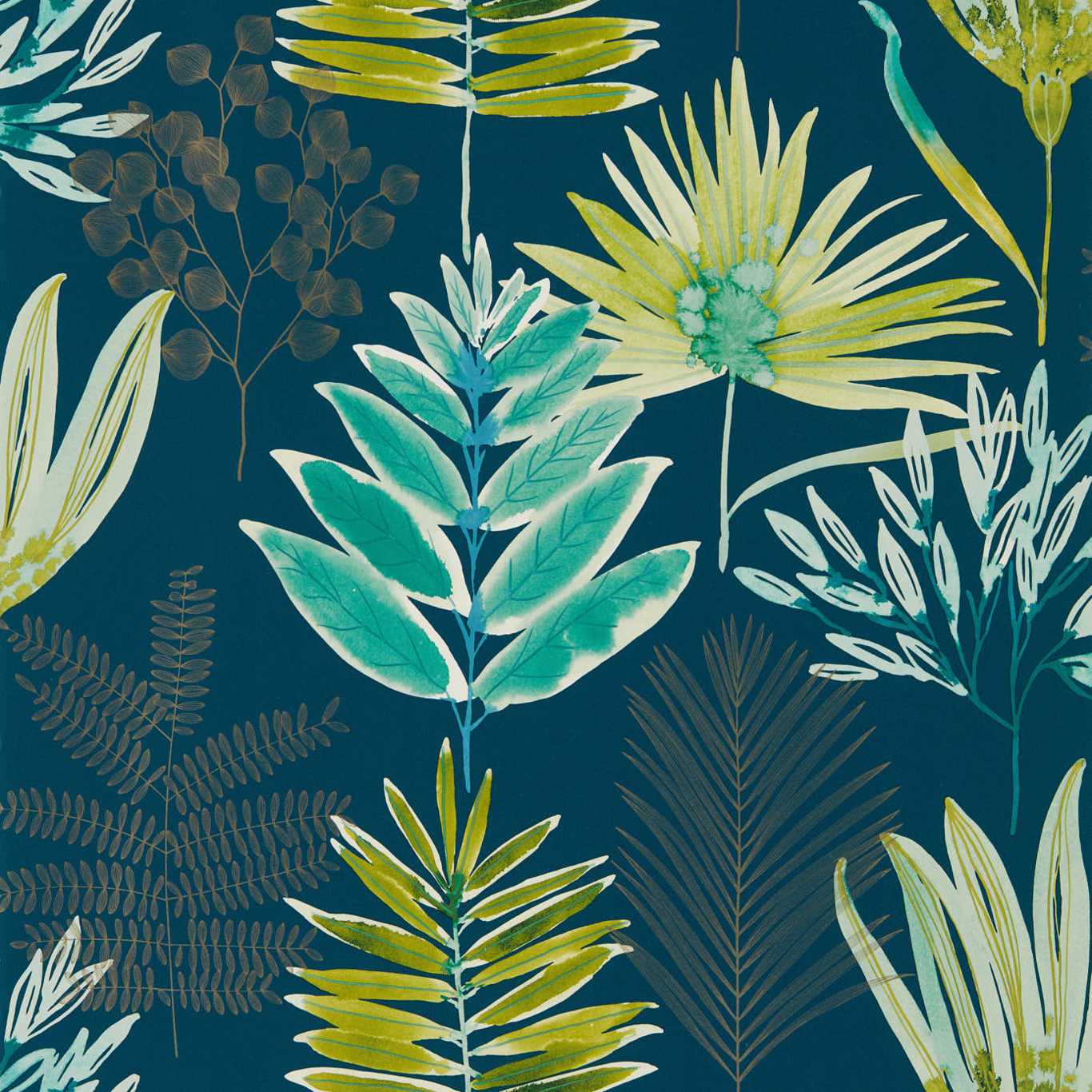 Yasuni Wallpaper - Emerald/Zest - HZAP111761