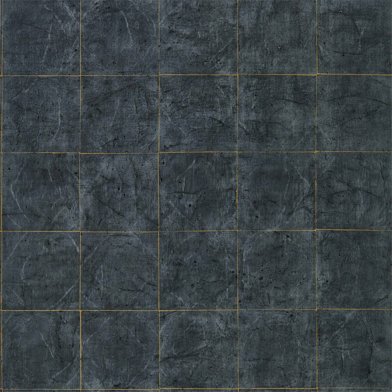 Piastrella Wallpaper - Vine Black - ZFOW312949