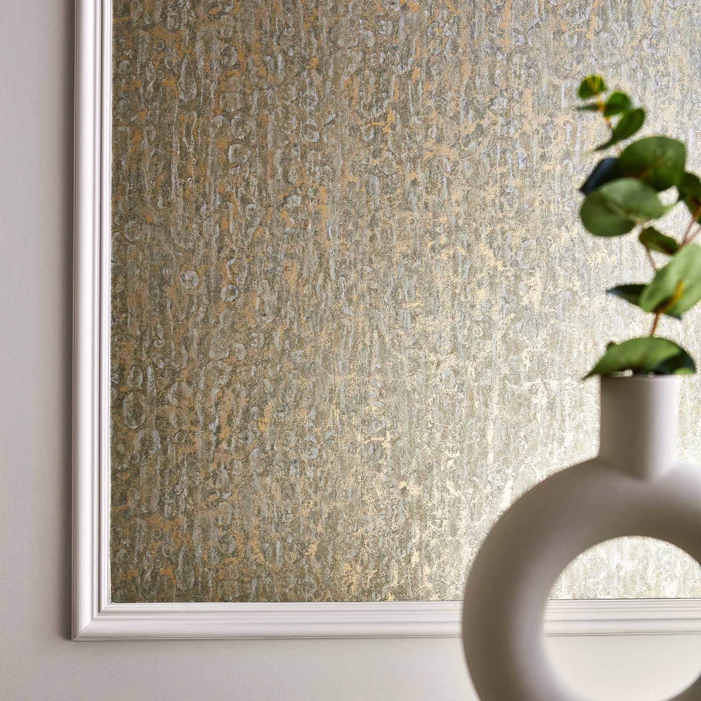 Moresque Glaze Wallpaper - Antique Bronze - ZHIW312992