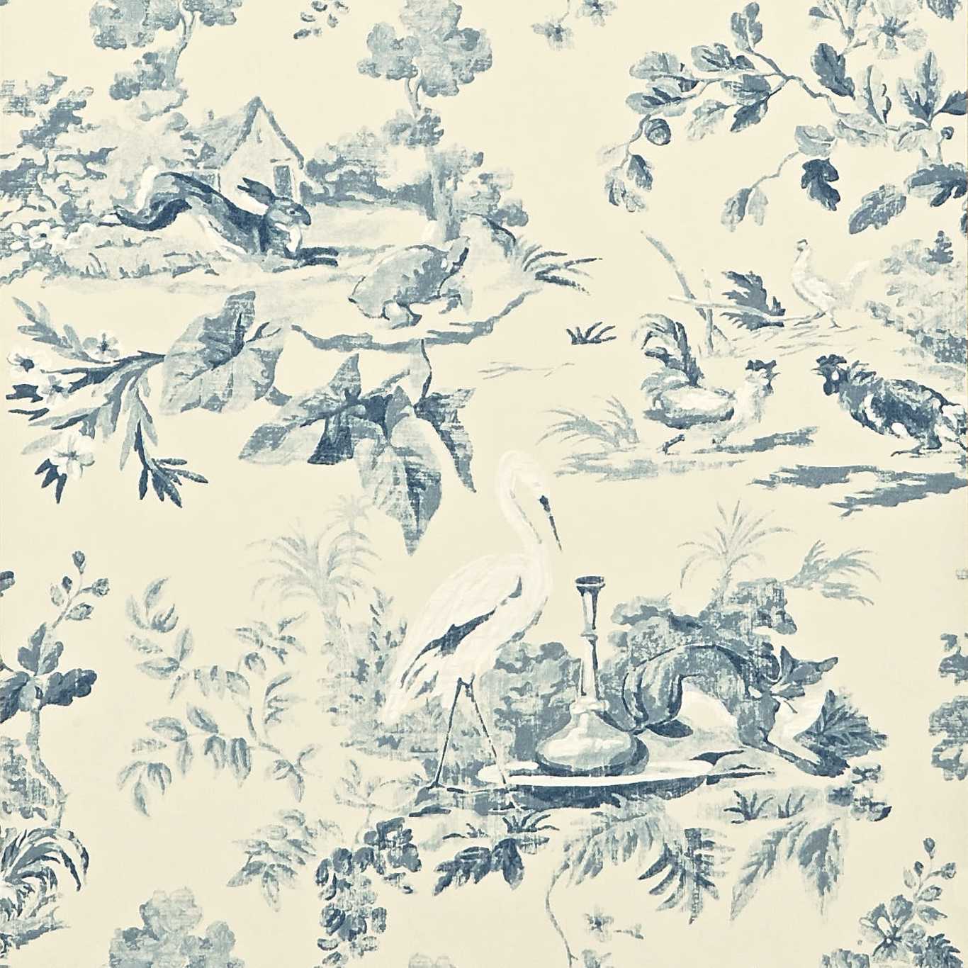 Aesop’s Fables Wallpaper - Blue - DCAVAE103