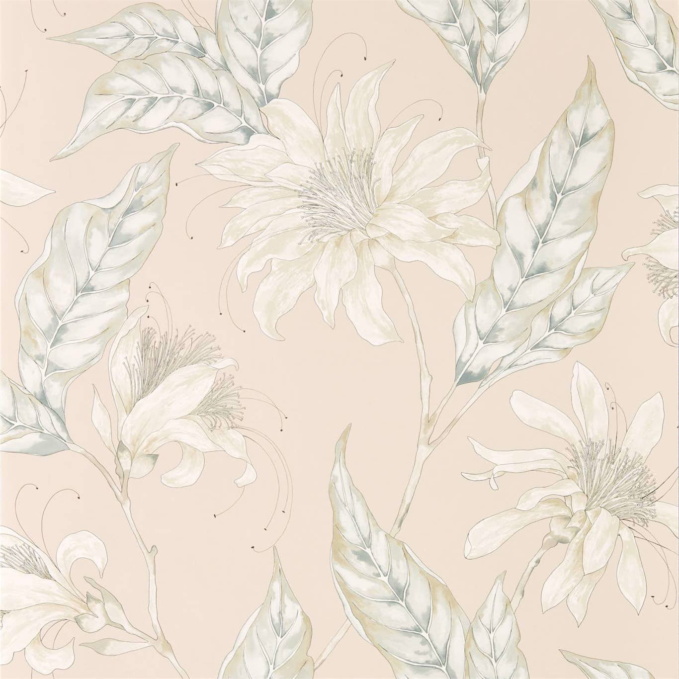 Ananda Wallpaper - Blush - Harlequin - HMIW112253 - Morris Wallpaper