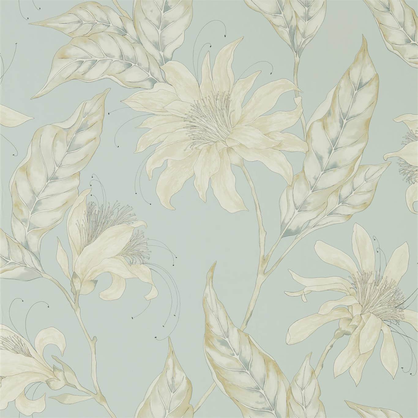 Ananda Wallpaper - Topaz - Harlequin - HMIW112235 - Morris Wallpaper