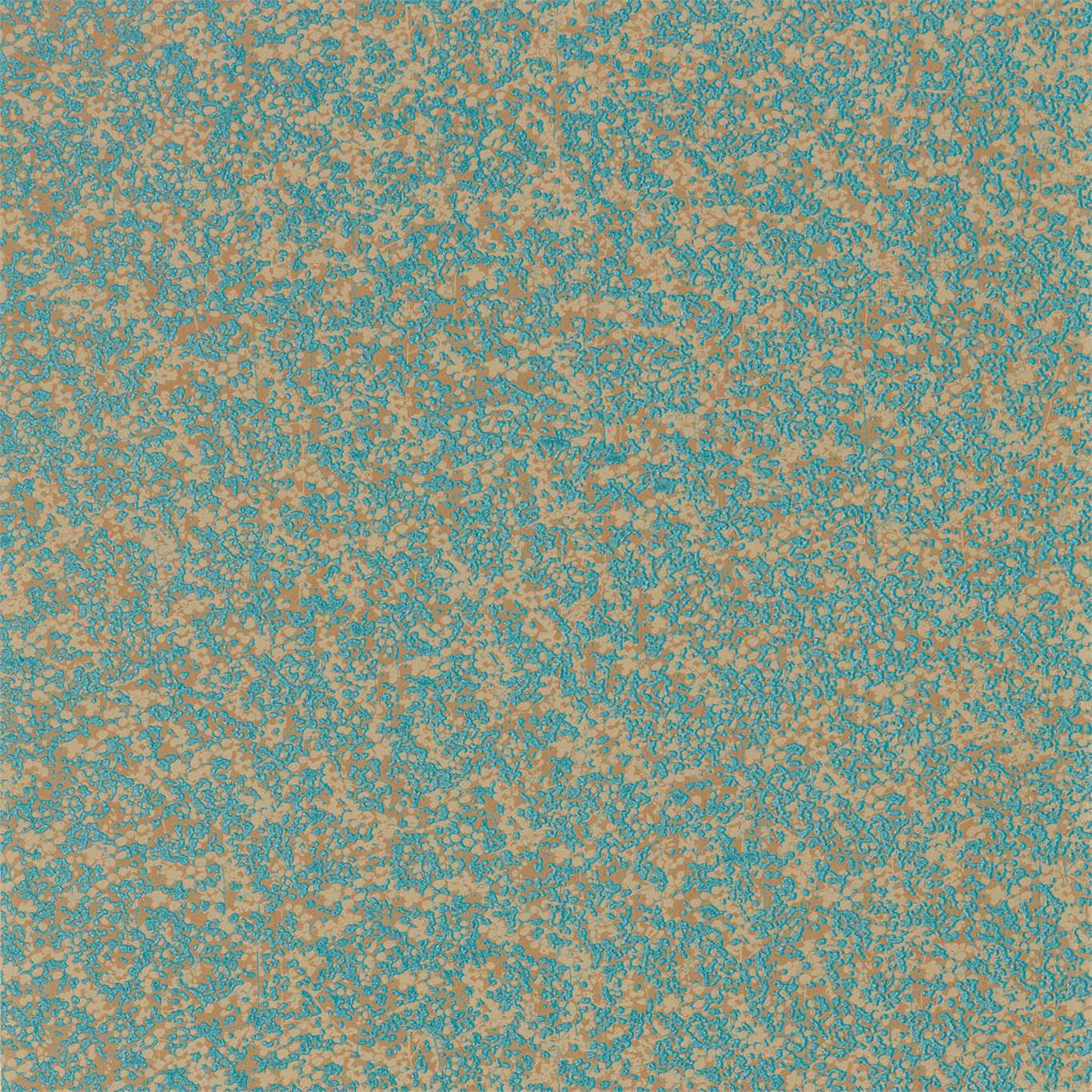 Anthology Coral Wallpaper - Teal/Gold - Harlequin - EANV111869 - Morris Wallpaper