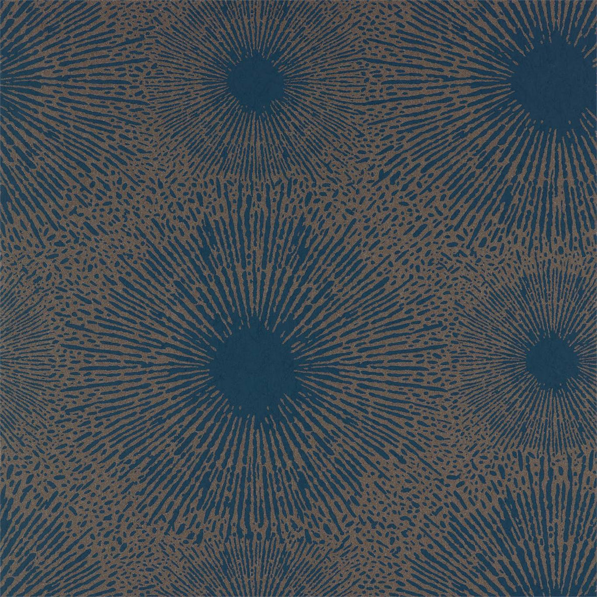 Anthology Perlite Wallpaper - Lapis / Copper Ore - Harlequin - EVIW112068 - Morris Wallpaper