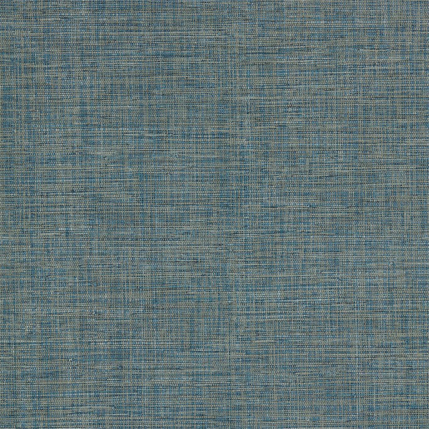 Anthology Seri Raphia Wallpaper - Saphire - Harlequin - EANW112594 - Morris Wallpaper