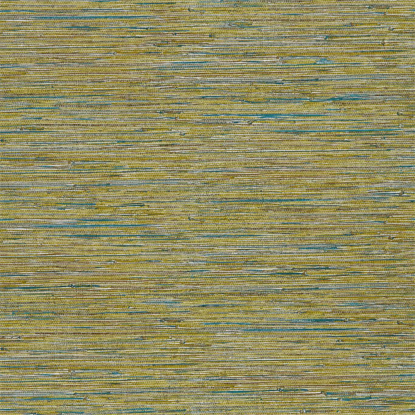 Anthology Seri Wallpaper - Citrus/Teal - Harlequin - EANV111867 - Morris Wallpaper