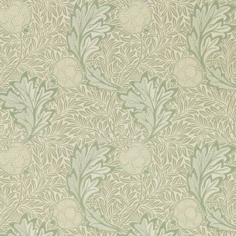 Apple Wallpaper - Bay Leaf - Morris & Co - 216689 - Morris Wallpaper
