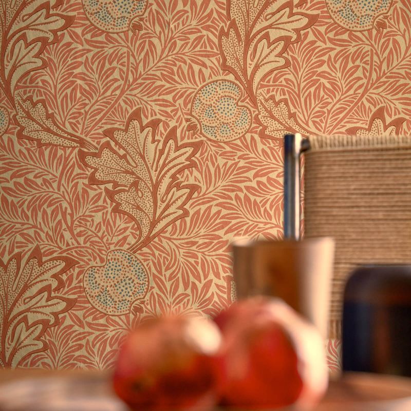 Apple Wallpaper - Chalk Ivory - Morris & Co - 216692 - Morris Wallpaper