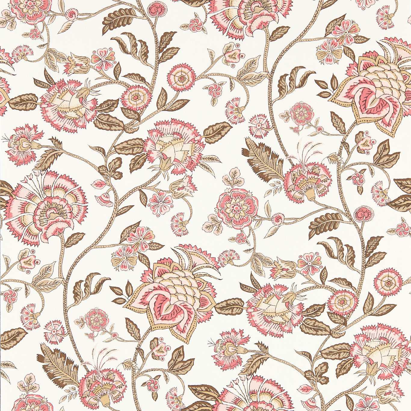 Barmeri Wallpaper - Natural - Clarke & Clarke - W0232/02 - Morris Wallpaper