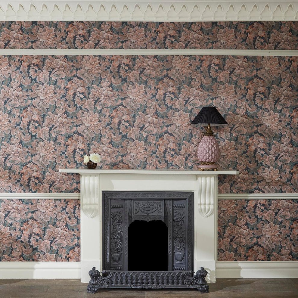 Bathsheba Wallpaper - Dahlia - House of Hackney - 1-WA-BAH-DI-DAH-XXX - Morris Wallpaper