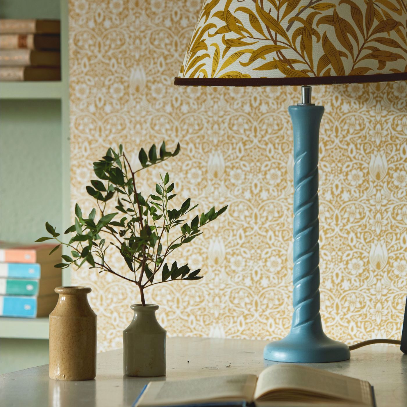 Borage Wallpaper - Sunflower - 217197 - Morris & Co