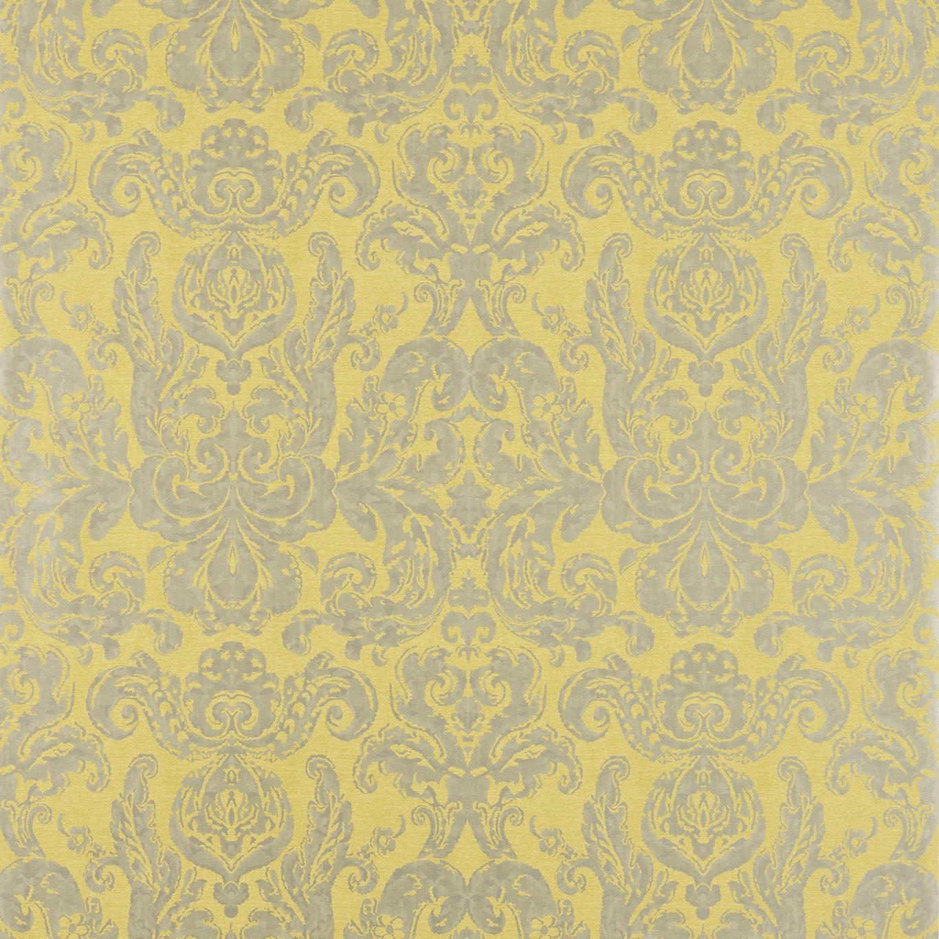 Brocatello Wallpaper - Mimosa - ZCON312116 - Zoffany - Morris Wallpaper