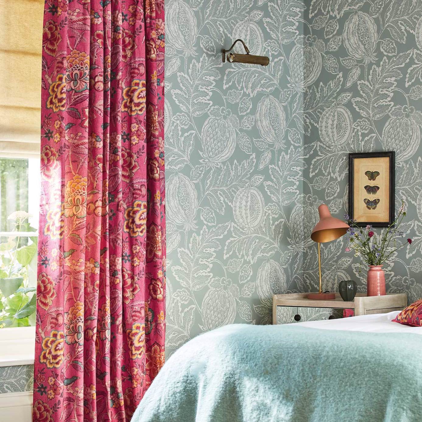 Cantaloupe Wallpaper - English Grey - Sanderson - DCPW216761 - Morris Wallpaper