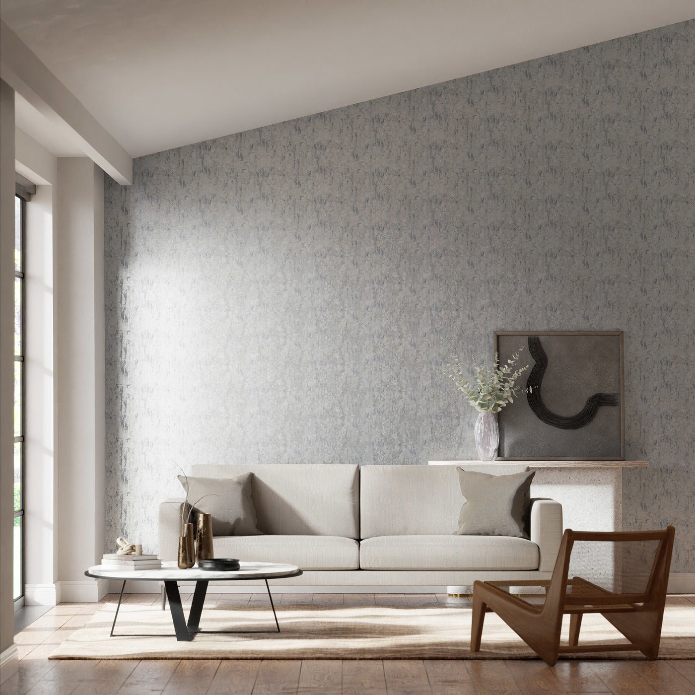 Cobra Wallpaper - Sapphire - Harlequin - EANT111170 - Morris Wallpaper