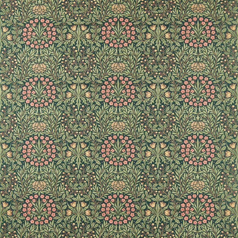 Daisy & Oak Fabric - Thyme/Weld - Morris & Co - 227370 - Morris Wallpaper