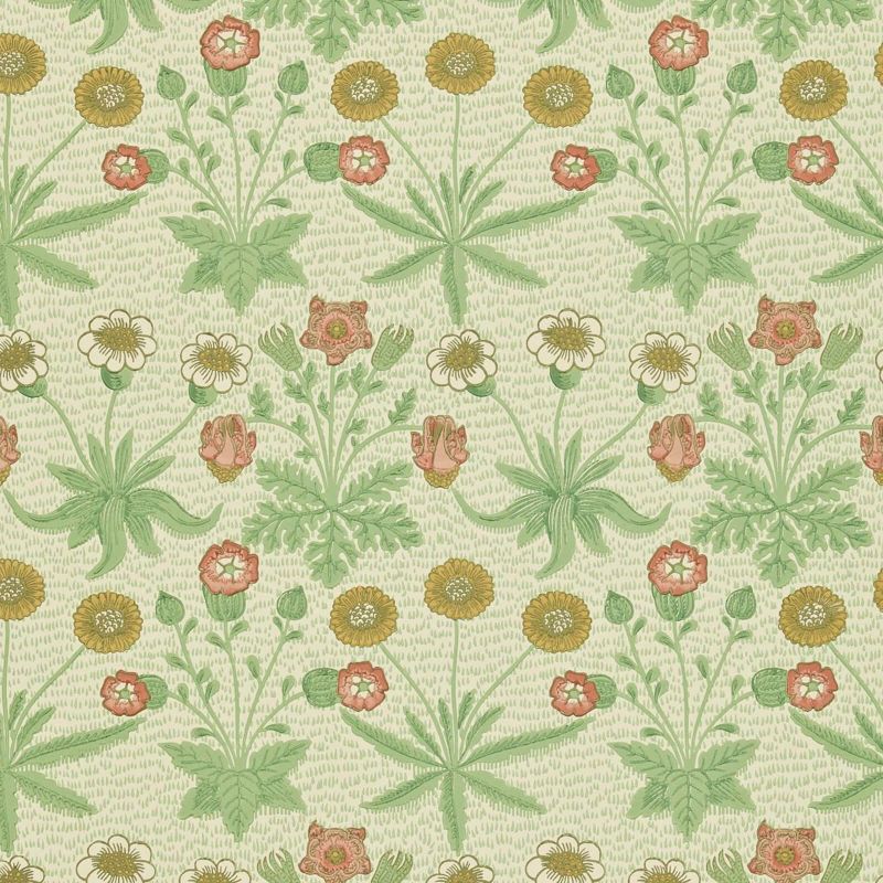 Daisy Wallpaper - Artichoke/Plaster - Morris & Co - 210425 - Morris Wallpaper