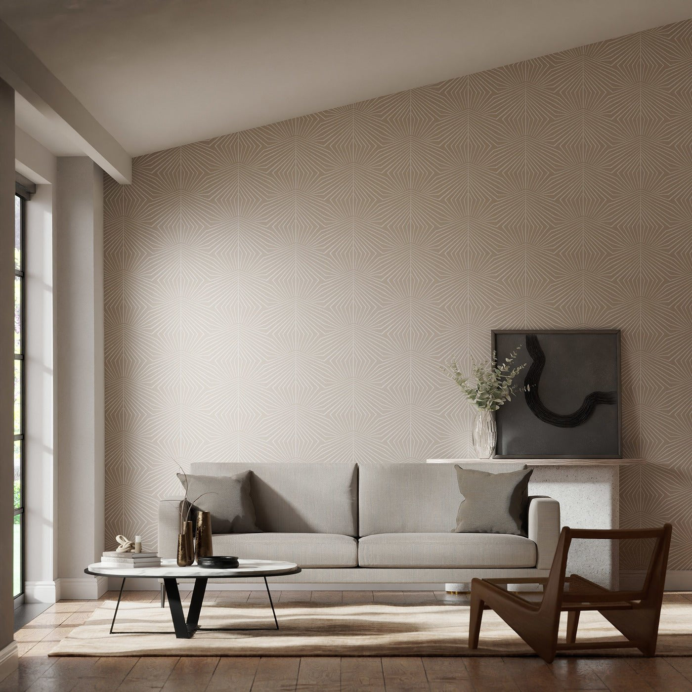 Dawning Wallpaper - Mineral/Awakening - HQN3112931 - Harlequin - Premier Wallcovering