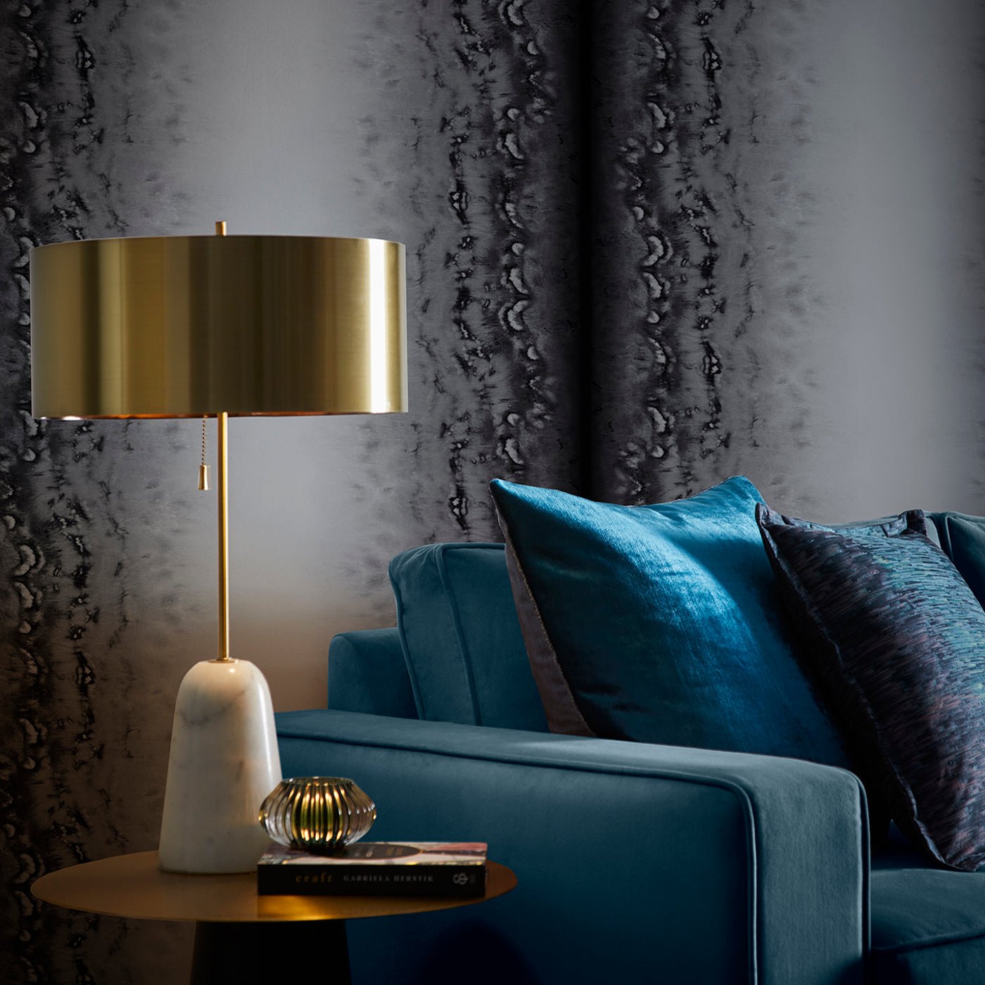 Disperse Wallpaper - Silver - Clarke & Clarke - W0149/03 - Morris Wallpaper