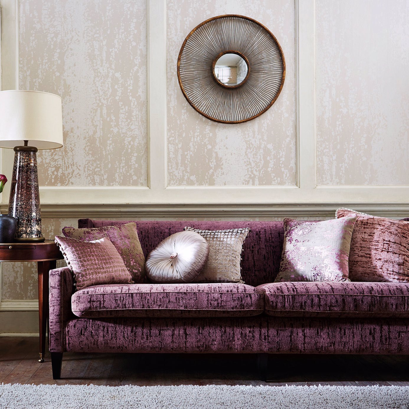 Eglomise Wallpaper - Parchment - Harlequin - HLEO110618 - Morris Wallpaper