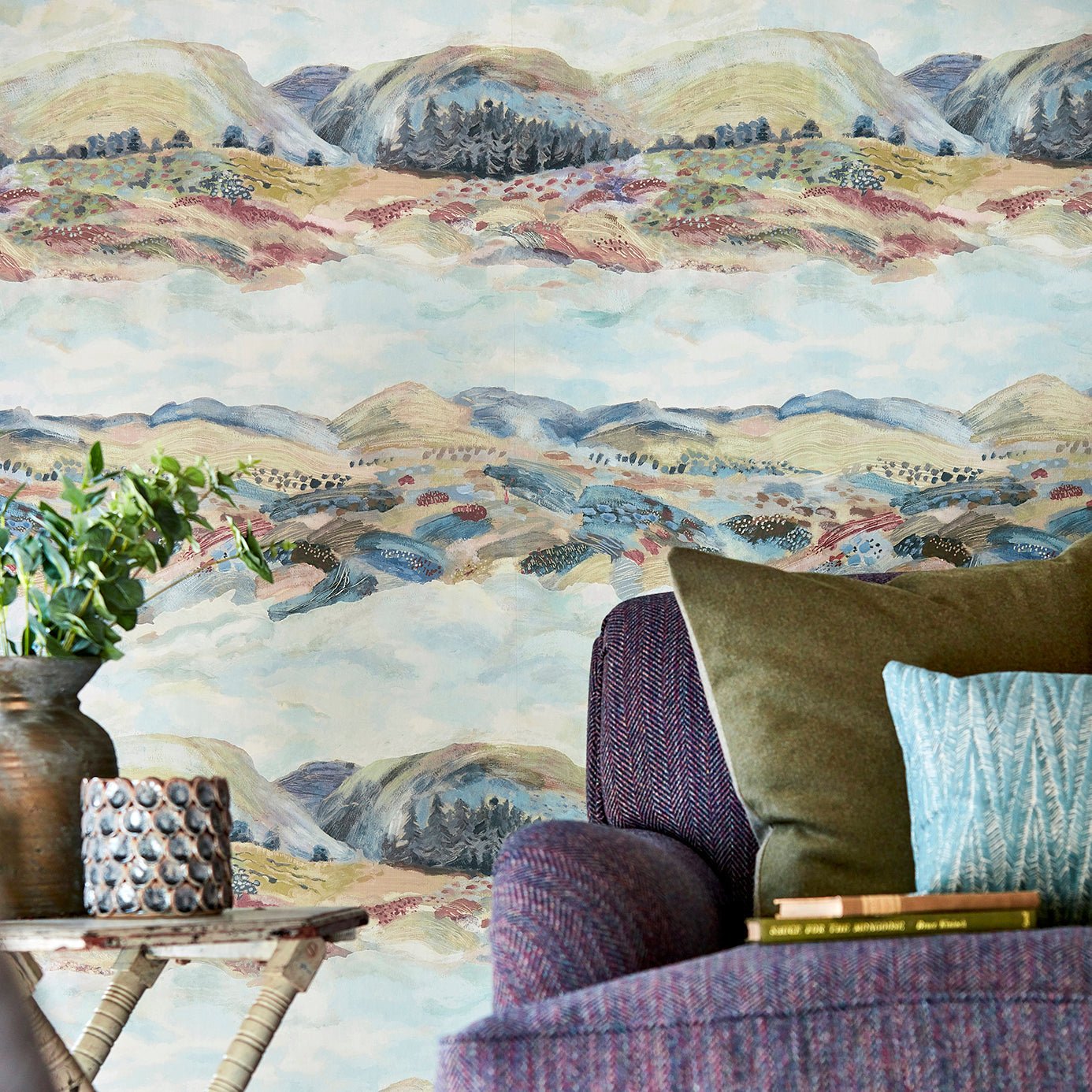 Elysian Wallpaper - Fig - Sanderson - DYSI216592 - Morris Wallpaper