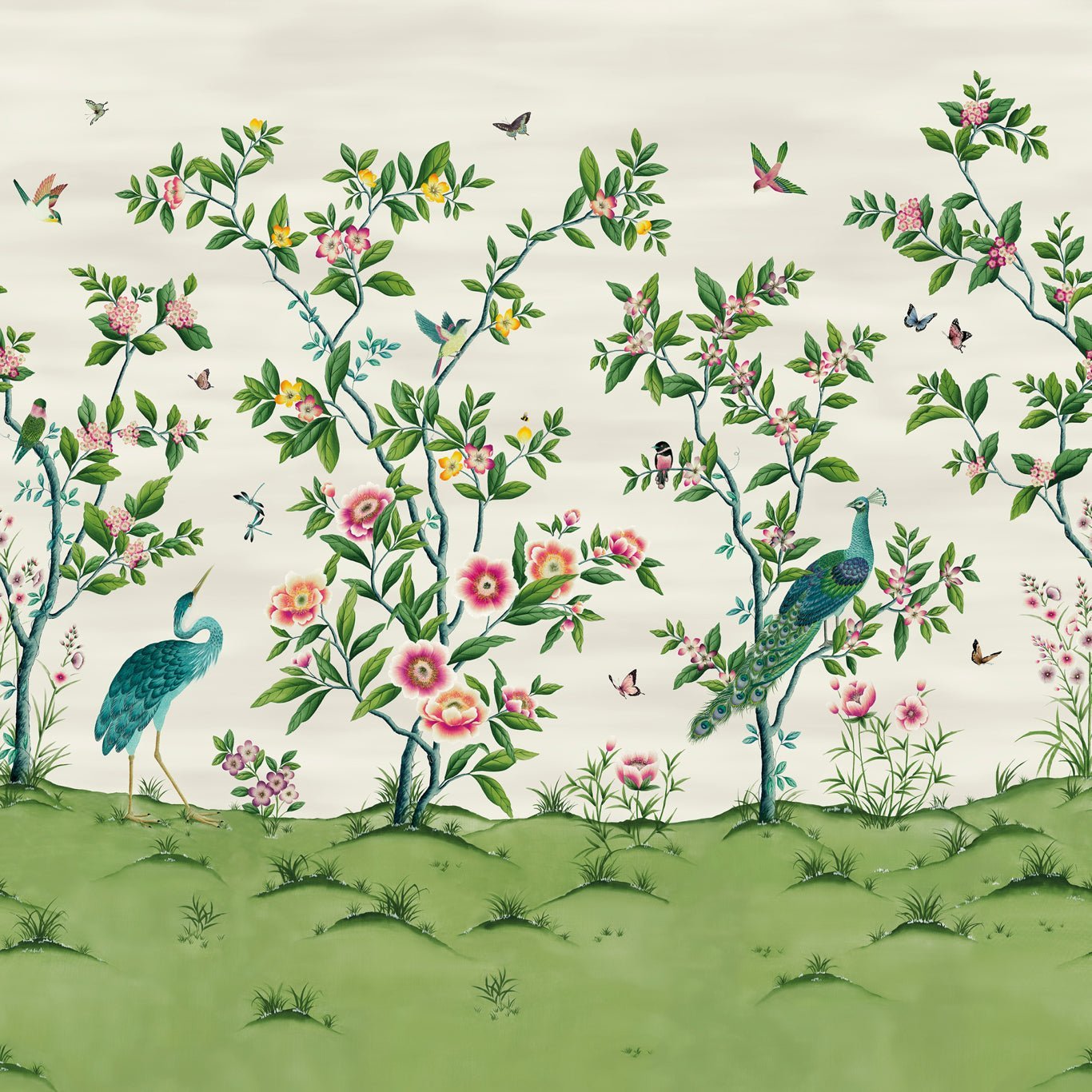 Florence Wallpaper - Fig Blossom/Apple/Peony - HDHW112891 - Harlequin