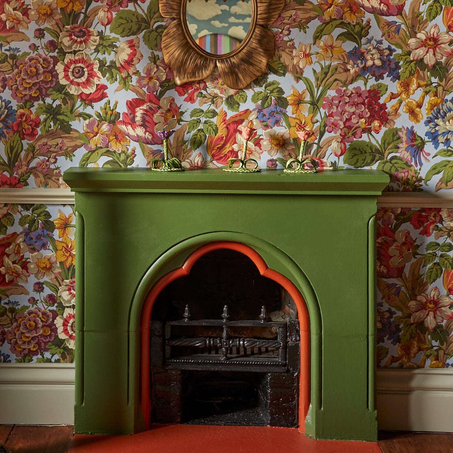 Florescence Wallpaper - Azure - House of Hackney - 1-WA-FLS-DI-AZU-XXX - Morris Wallpaper