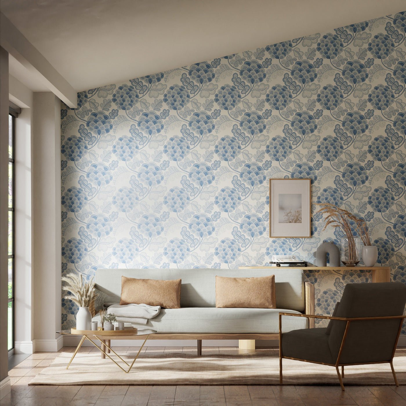 Flourish Wallpaper - First Light/Midsummers Eve - Harlequin - HQN3112936 - Morris Wallpaper