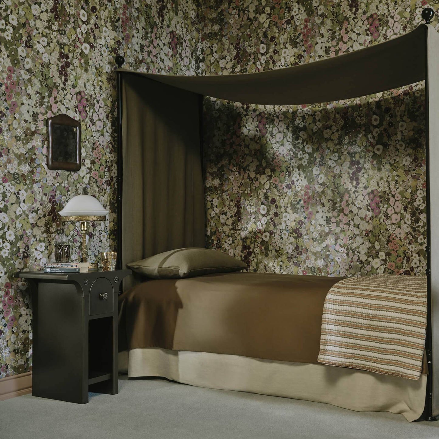 Hollyhocks Wallpaper - Meadow - House of Hackney - 1-WA-HOL-DI-MEA-XXX - Morris Wallpaper
