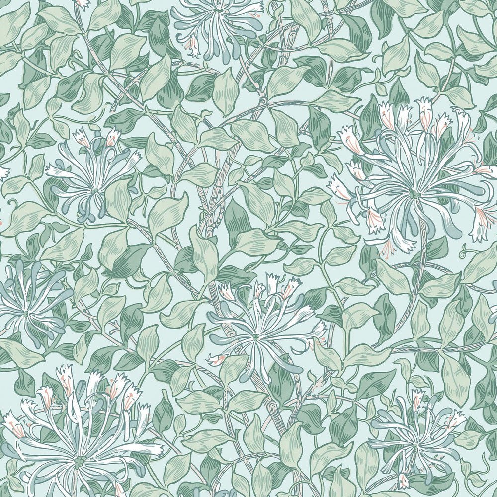 140485 - Honeysuckle Wallpaper - Breeze - William Morris