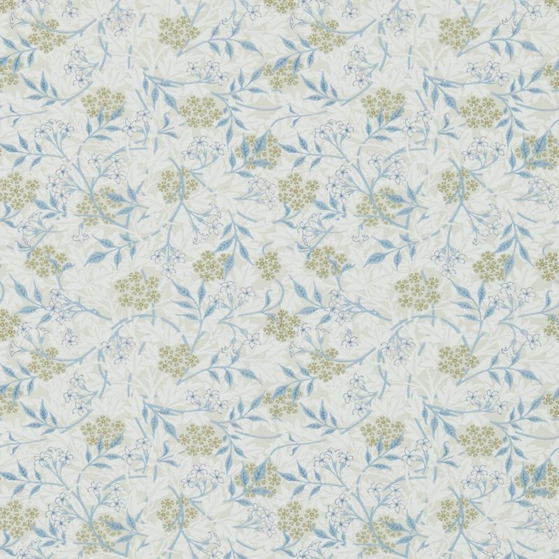 ハンドメイド☆オーダーページ【191】 Morris & Co Jasmine Wallpaper in Ecru/Woad - 216808 – Morris Wallpaper