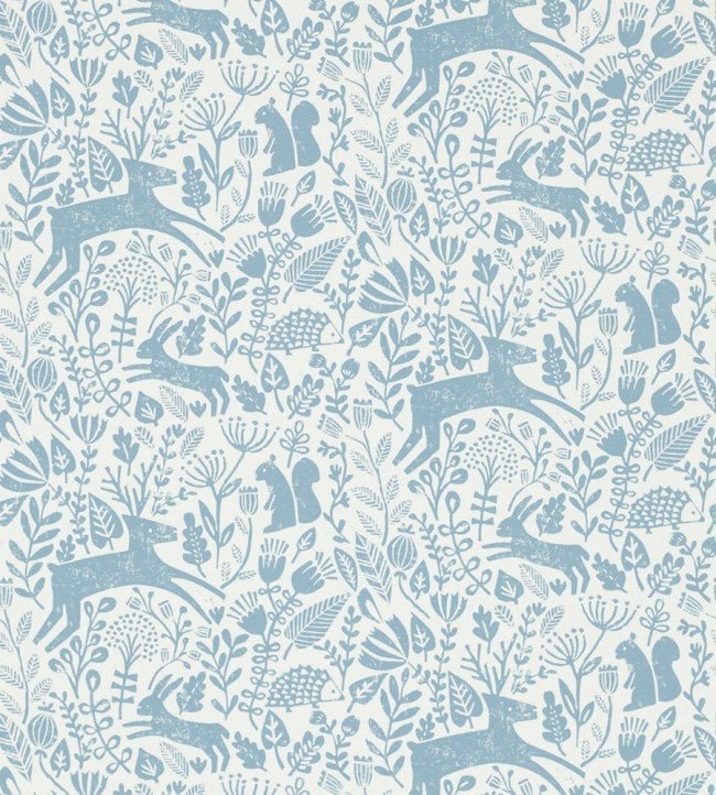 Kelda Wallpaper - Cobalt - NFIK111107 - Scion