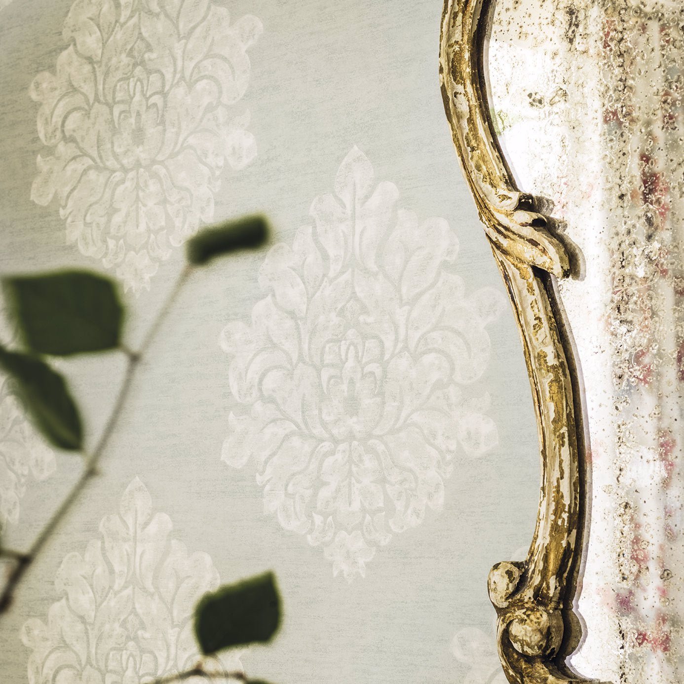 Laurie Wallpaper - Ivory - Sanderson - DWAP216268