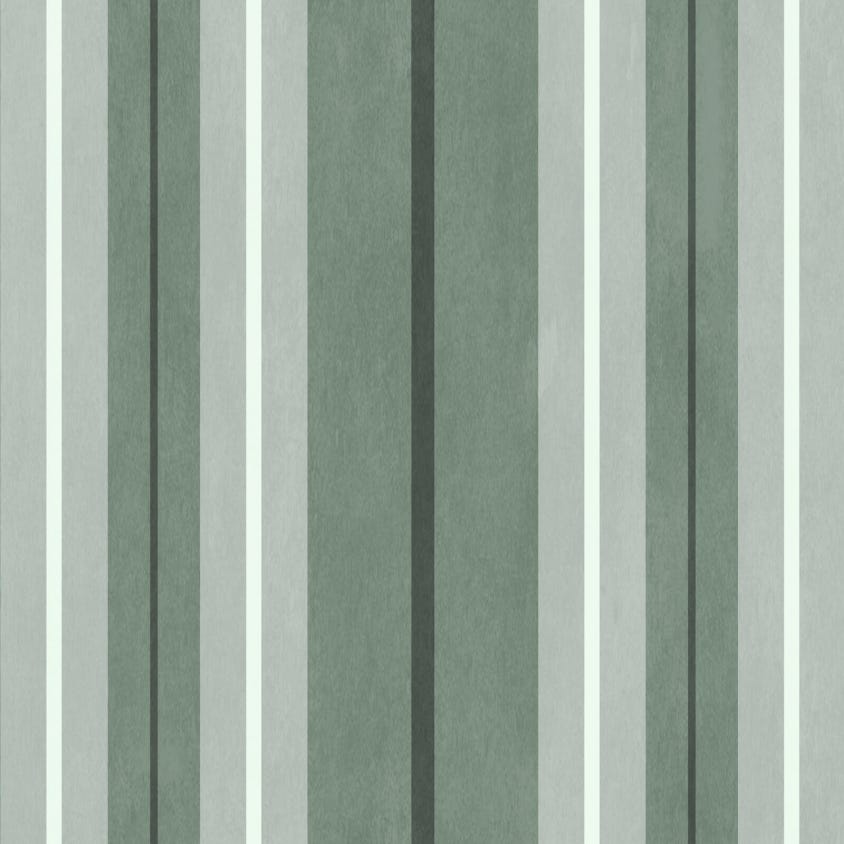 Lauriston Stripe Wallpaper - Verdigris - House of Hackney - 1-WA-LAS-DI-VER-XXX - Morris Wallpaper