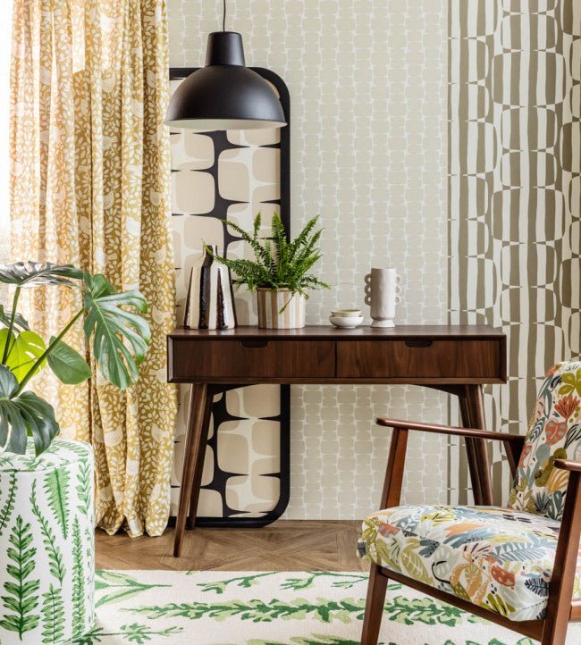 Lohko Stripe Wallpaper - Cobbles - NBIW113039 - Scion