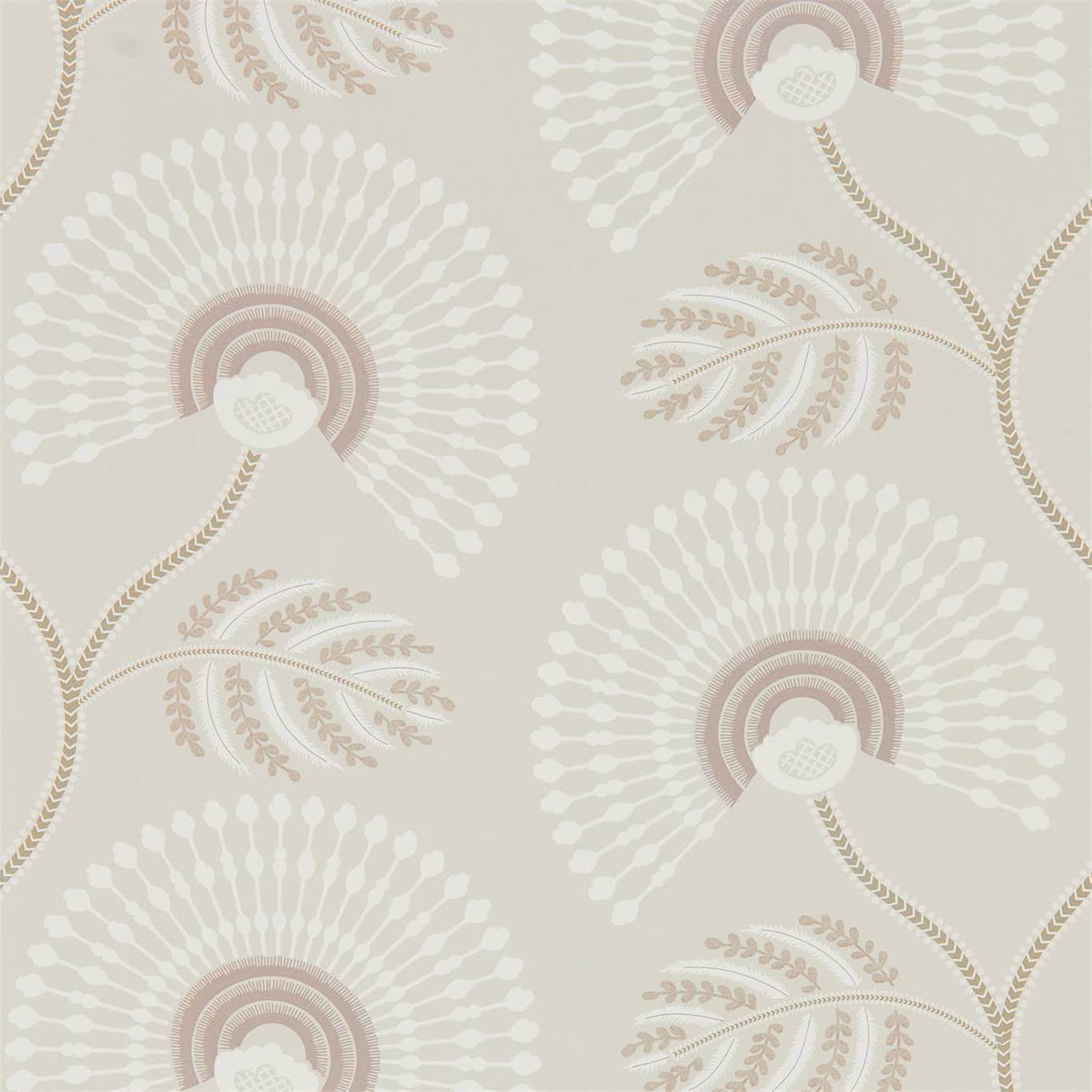 Louella Wallpaper - Rose Quartz/Pearl - Harlequin - HPUT111911 - Morris Wallpaper