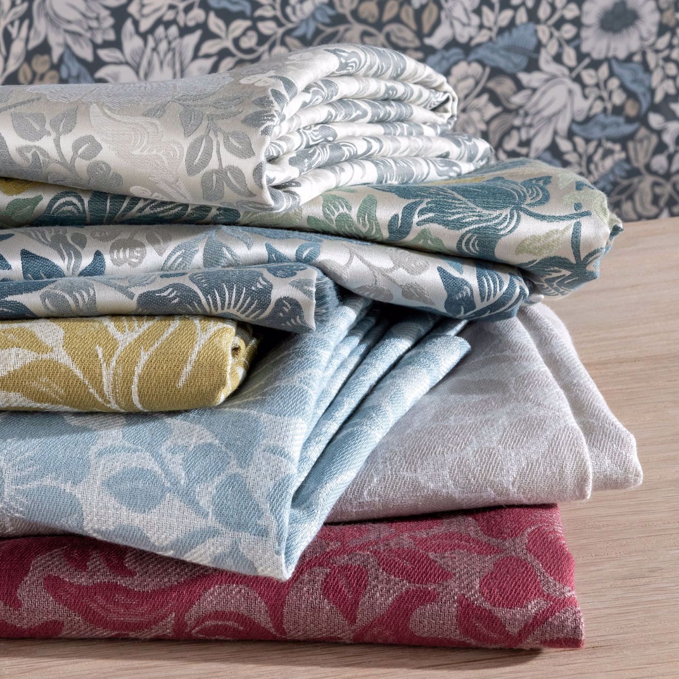 Mallow Weave Fabric - Mineral - F1744/03 - Clarke & Clarke