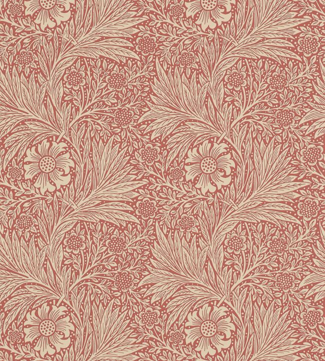 Marigold Wallpaper - Brick/Manilla - 210367 - Morris & Co