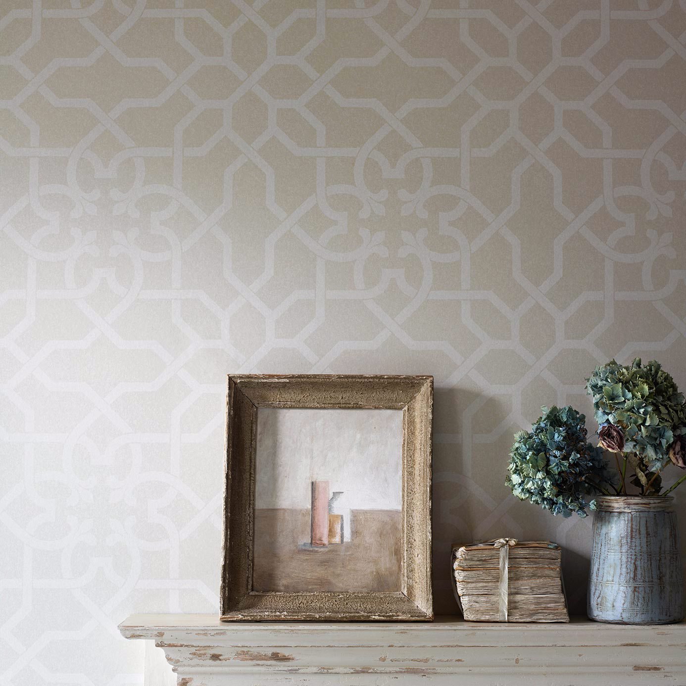 Mawton Wallpaper - Charcoal/Gilver - Sanderson - DDAM216419 - Morris Wallpaper