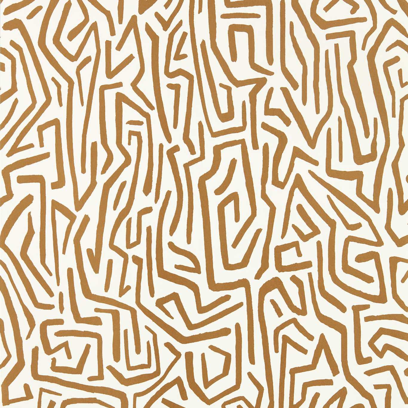 Melodic Wallpaper - Gold/Paper Lantern - Harlequin - HQN2112830 - Morris Wallpaper