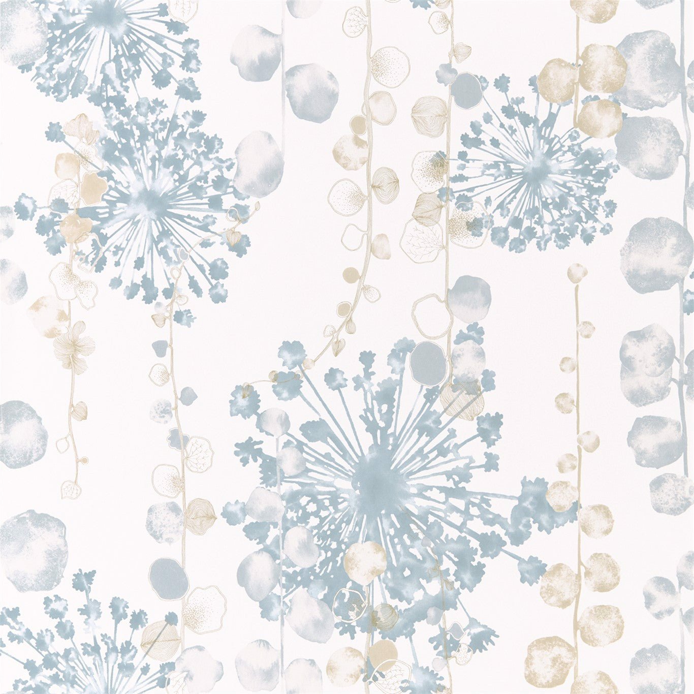 Moku Wallpaper - Ocean/Sand - Harlequin - HANZ111654 - Morris Wallpaper