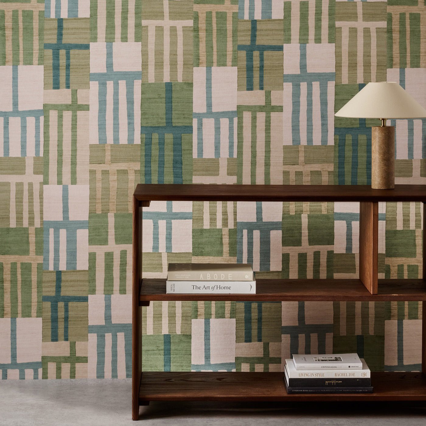 Monolith Wallpaper - Jade / Kyanite - Harlequin - HDMW113323 - Morris Wallpaper