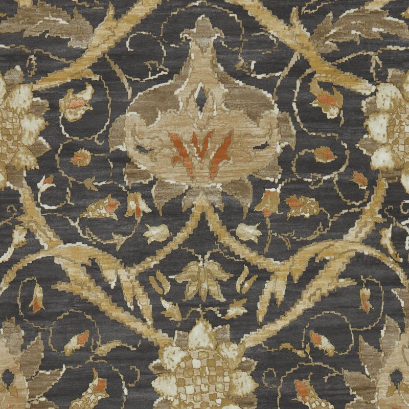 Montreal Wallpaper - Charcoal/Bronze - Morris & Co - 216431 - Morris Wallpaper