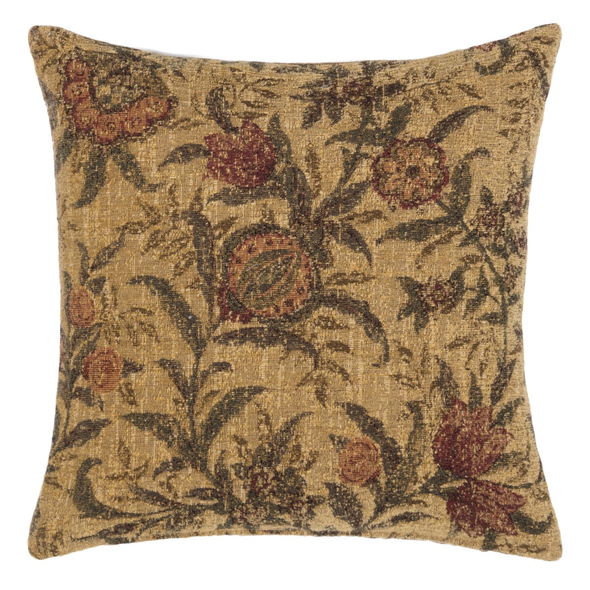 Morris Pomegranate Cushion with Feather Filler - Hines - 497M - Morris Wallpaper