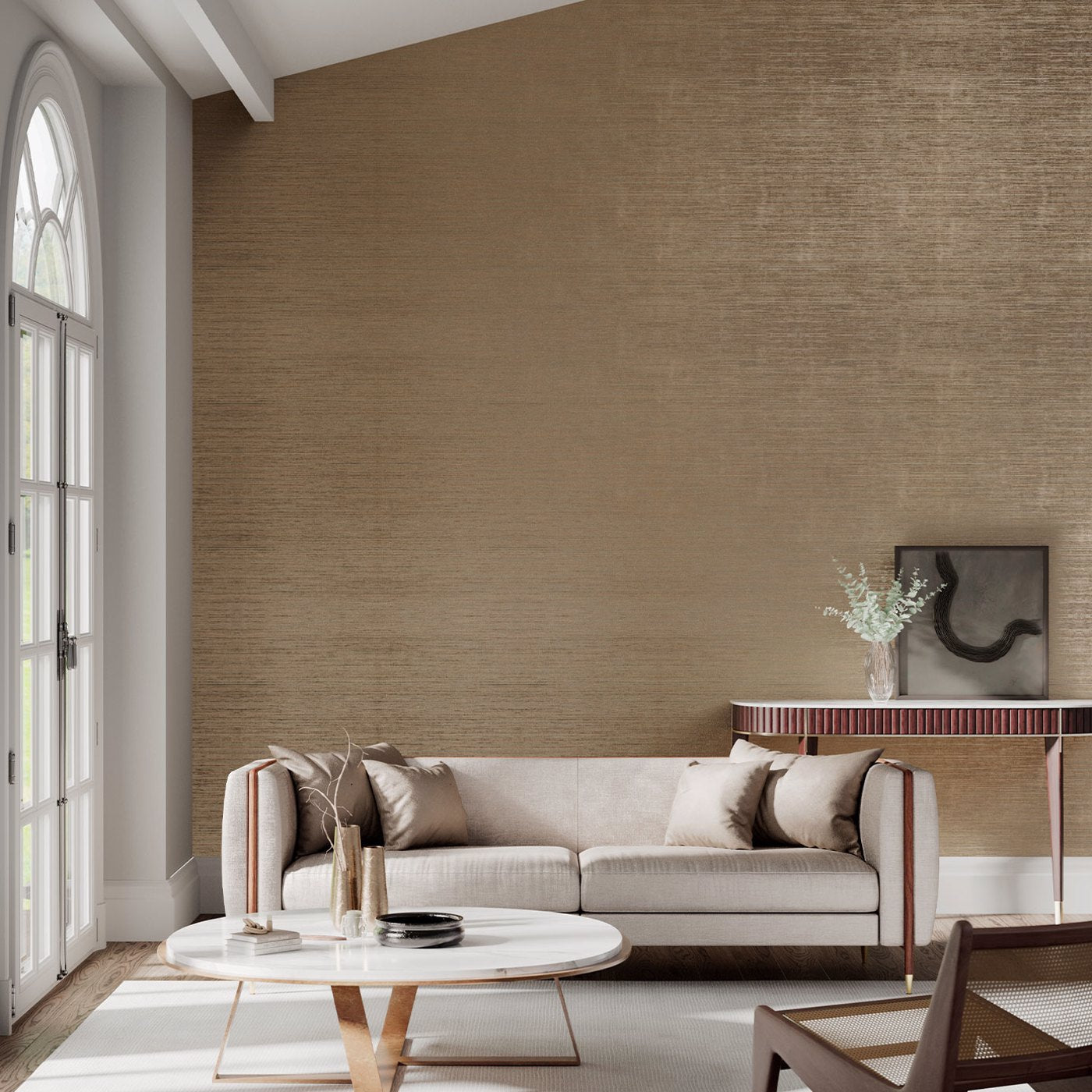 Oralia Wallpaper - Cupra - Harlequin - HETH111439 - Morris Wallpaper