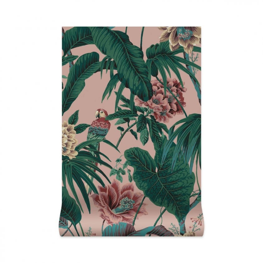 Paradisa Wallpaper - Pink - House of Hackney - 1-WA-PAR-DI-TOU-XXX - Morris Wallpaper