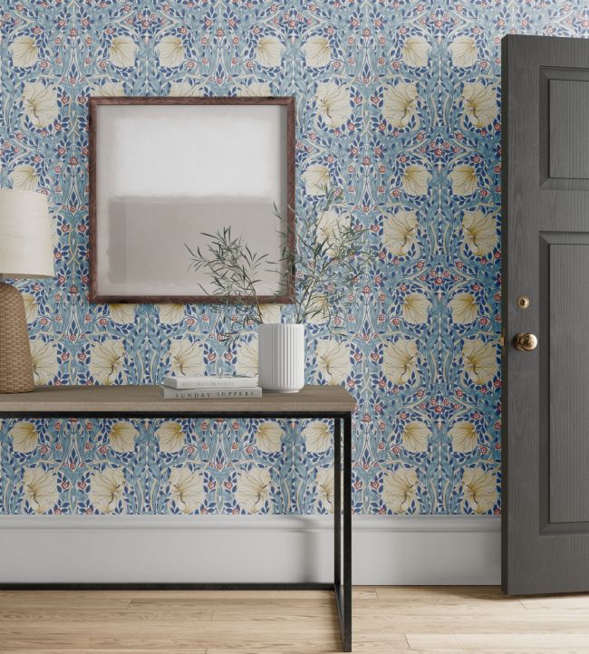 Pimpernel Wallpaper - Woad - 217062 - Morris & Co