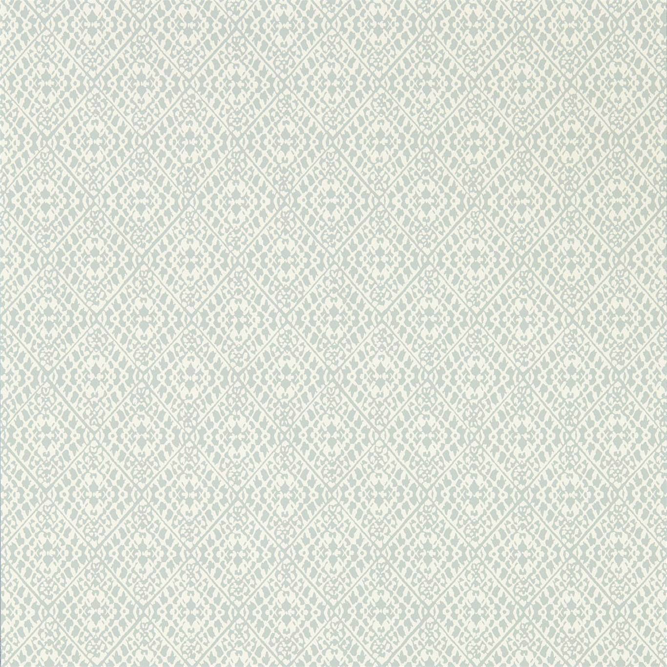 Pinjara Trellis Wallpaper - Blue Clay - DLMW216906