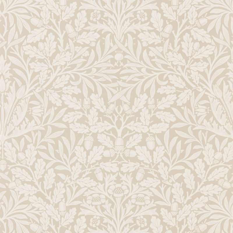 Pure Acorn Wallpaper - Linen/Ecru - Morris & Co - 216040 - Morris Wallpaper
