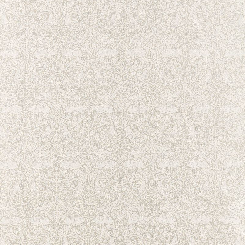 Pure Brer Rabbit Print Fabric - Linen - Morris & Co - 226478 - Premier Wallcovering